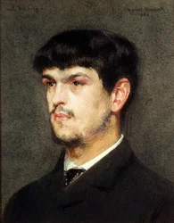 Claude Debussy w Rzymie, 1884 (pastel na papierze)